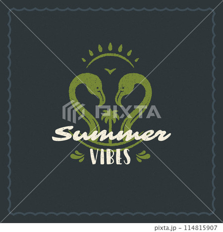 Summer holidays typography inspirational quote design for poster or apparel 114815907