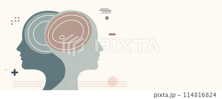 Metaphor bipolar disorder mind mental. Double face. Mood disorder concept. Bipolar disease. Split personality. Psychology. Mental health. Psychiatry. OurMindMatter. 2 head silhouette Metaphor bipolar disorder mind mental. Double face. Mood disorder concept. Bipolar disease. Split personality. Psychology. Mental health. Psychiatry. OurMindMatter. 2 head silhouette 114816824
