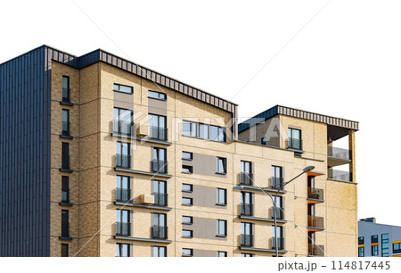New , highrise with urban residential flats, investing in real estate. Modern city apartment New , highrise with urban residential flats, investing in real estate. Modern city apartment 114817445