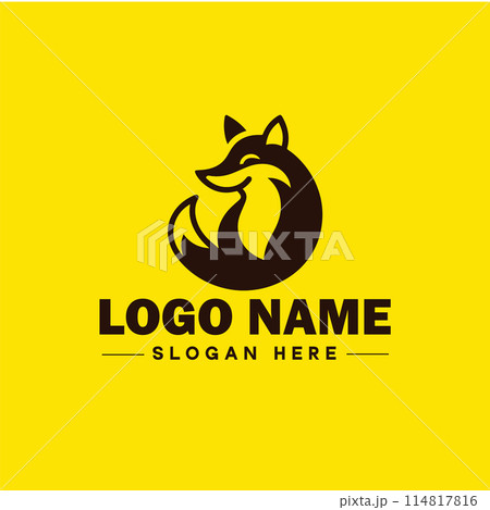 Fox animal logo and icon clean flat modern minimalist business and luxury brand logo design editable vector Fox animal logo and icon clean flat modern minimalist business and luxury brand logo design editable vector 114817816