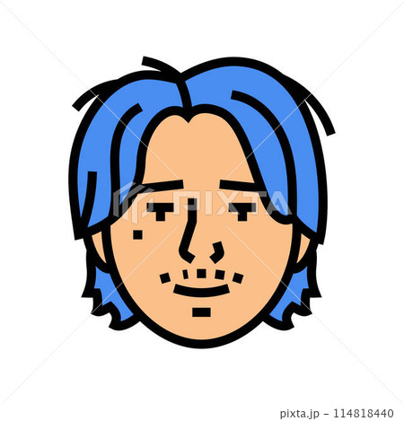 man otaku avatar color icon vector illustration man otaku avatar color icon vector illustration 114818440