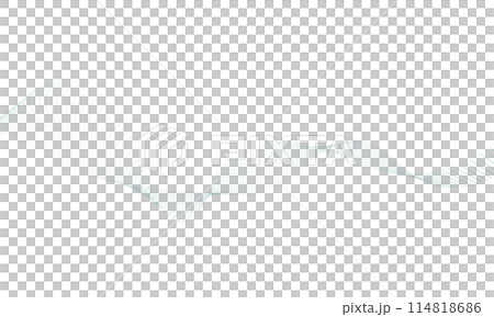 Streams of point particles form wave pattern of blue light without background. Futuristic style, science, music, background. 114818686