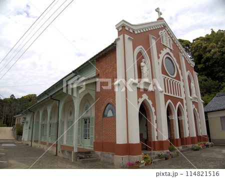 カトリック宝亀教会 長崎県平戸市宝亀町 カトリック宝亀教会 長崎県平戸市宝亀町 114821516