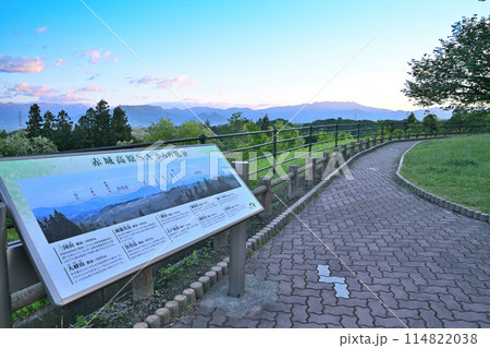 赤城高原SAからの眺望　早朝風景　　　 114822038