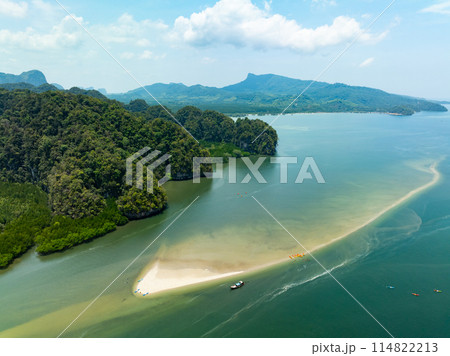 Beautiful sea in Phangnga Thailand, Beautiful nature, Amazing view sea background 114822213