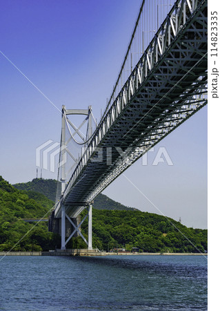 因島　因島大橋としまなみ海道　広島県尾道市 114823335