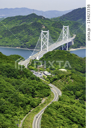 因島 因島大橋としまなみ海道 広島県尾道市 因島 因島大橋としまなみ海道 広島県尾道市 114823336