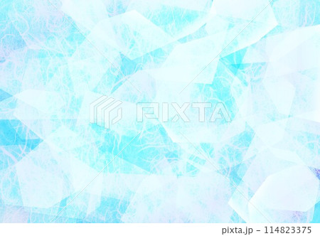 和紙の紙に幾何学模様 114823375