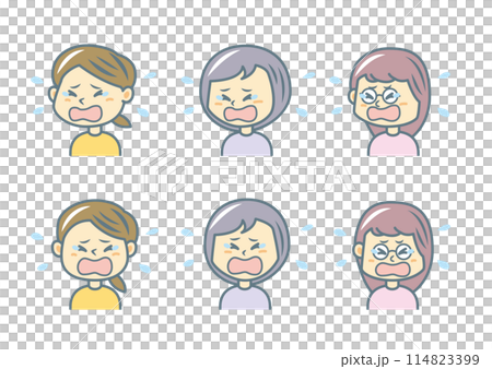 臉部表情插圖集 114823399