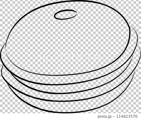 毛筆日本甜點食品單品圖示銅鑼燒 114823570