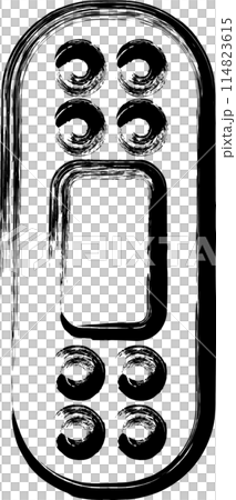 ミニ筆書き医療アイコン 絆創膏 ミニ筆書き医療アイコン 絆創膏 114823615