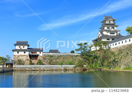 【愛媛県】快晴の今治城 114823668
