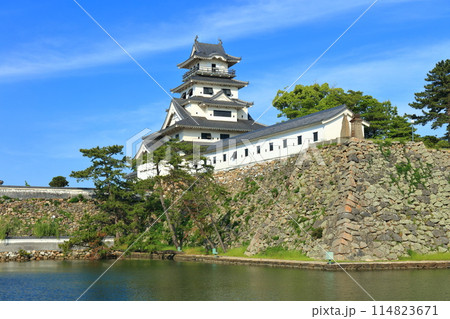 【愛媛県】快晴の今治城 【愛媛県】快晴の今治城 114823671