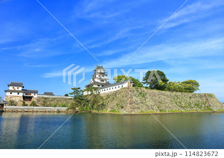 【愛媛県】快晴の今治城 【愛媛県】快晴の今治城 114823672