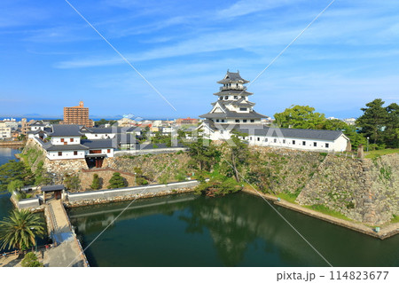 【愛媛県】快晴の今治城 114823677