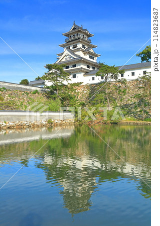 【愛媛県】快晴の今治城 114823687