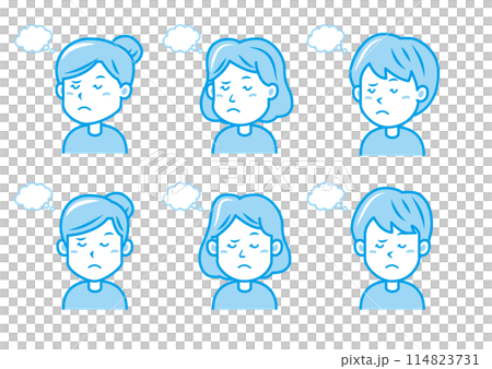 臉部表情插圖集 114823731