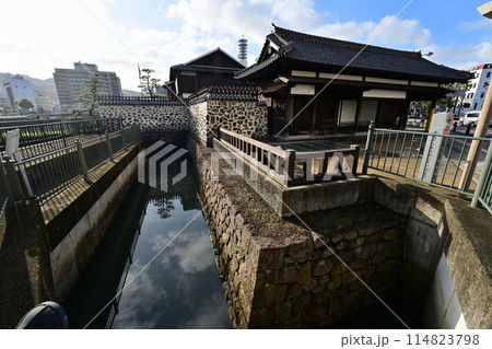 出島西側護岸石垣 出島西側護岸石垣 114823798