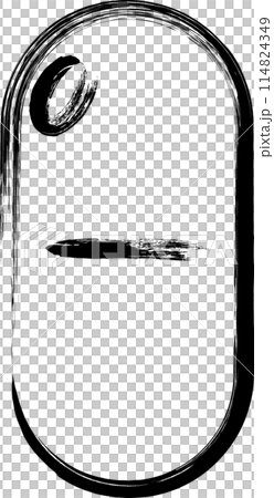 ミニ筆書き医療アイコン カプセル ミニ筆書き医療アイコン カプセル 114824349