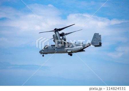 飛行するオスプレイ 飛行するオスプレイ 114824531