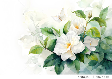 クチナシの花 クチナシの花 114824546