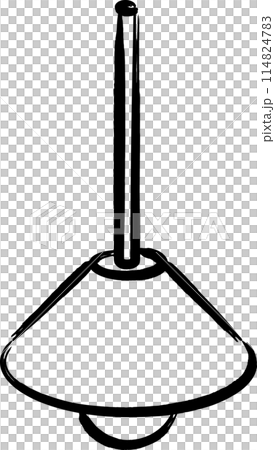 筆書きインテリアイラスト　蛍光灯 114824783