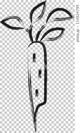 Mini brush stroke icon Burdock 114824795