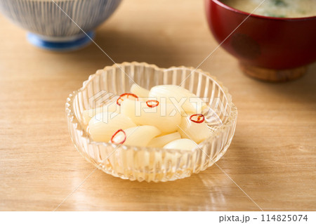 らっきょうの甘酢漬け(鹿児島県産) らっきょうの甘酢漬け(鹿児島県産) 114825074