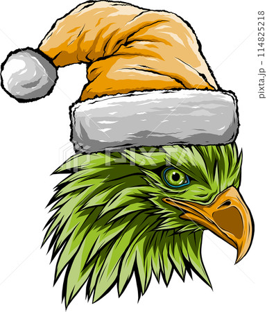 Mascot Head of an Eagle vector illustration design Mascot Head of an Eagle vector illustration design 114825218