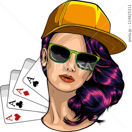 vector illustration of beautiful face woman art vector illustration of beautiful face woman art 114825311