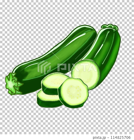 夏季蔬菜：西葫蘆1個，西葫蘆橫切1個。無論烤還是煮都很美味。 114825706