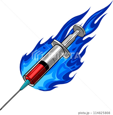 vector illustration of Syringe for vaccination design vector illustration of Syringe for vaccination design 114825808