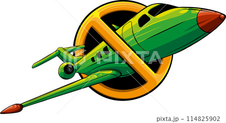 hand draw of Jet airplane vector illustration design 114825902