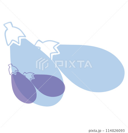 ナス - 手描き風 - 1:1 114826093