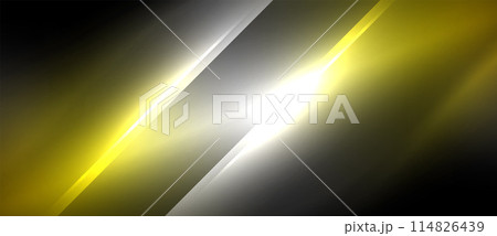 Black, white and yellow background with a glowing diagonal line Black, white and yellow background with a glowing diagonal line 114826439