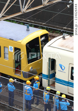 2024.05］小田急8000形電車：西武鉄道譲渡回送（武蔵野線新秋津付近