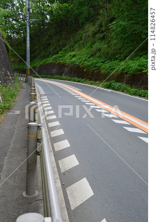 野猿峠の道路 東京八王子市 野猿峠の道路 東京八王子市 114826457