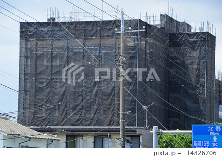 外装工事現場　八王子市 114826706