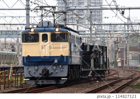 宇都宮線：宇都宮配給（EF65形牽引） 114827121