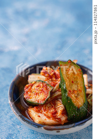 美味しそうなキムチ 韓国料理 美味しそうなキムチ 韓国料理 114827861