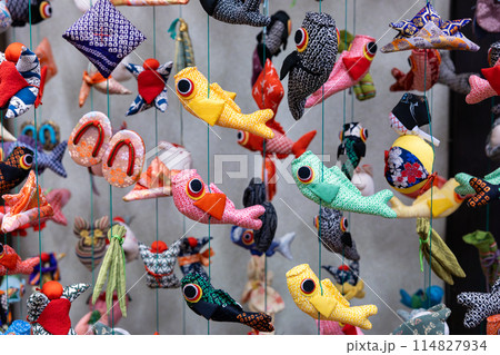 稲取　伝統的で可愛い吊るし雛 114827934