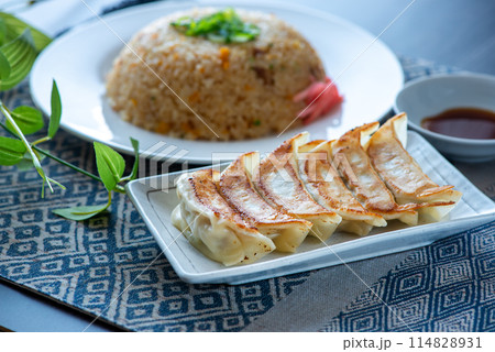 美味しそうな餃子 美味しそうな餃子 114828931