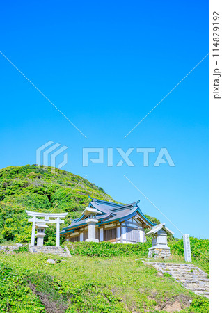 初夏の宗像大社 沖津宮 遙拝所　大島　福岡県宗像市 114829192