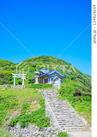初夏の宗像大社 沖津宮 遙拝所 大島 福岡県宗像市 初夏の宗像大社 沖津宮 遙拝所 大島 福岡県宗像市 114829204