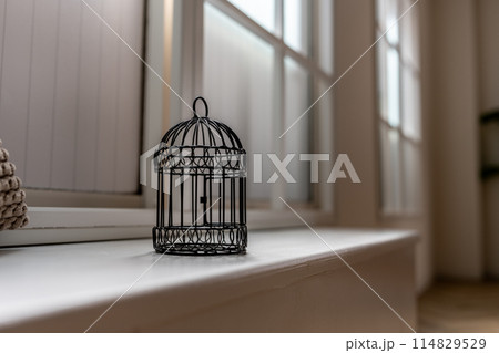窓辺の鳥カゴ 窓辺の鳥カゴ 114829529