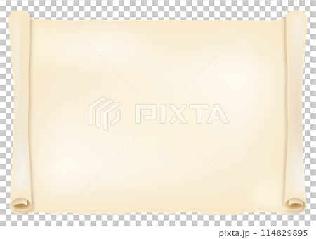 Parchment Scroll_Horizontal Parchment Scroll_Horizontal 114829895