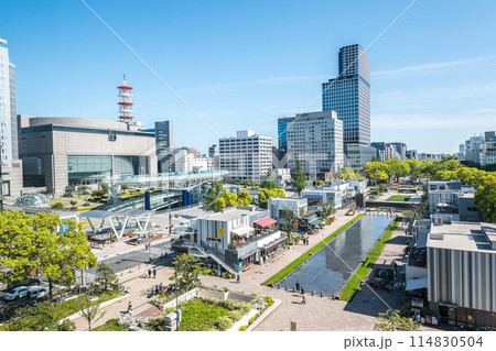 ヒサヤオオドオリパークとオアシス21を見下ろす ヒサヤオオドオリパークとオアシス21を見下ろす 114830504