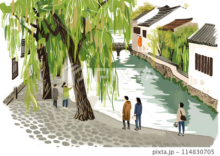 倉敷の美しい風景-3 114830705