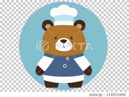 くまのコックさんのイラスト素材 [114831666] - PIXTA