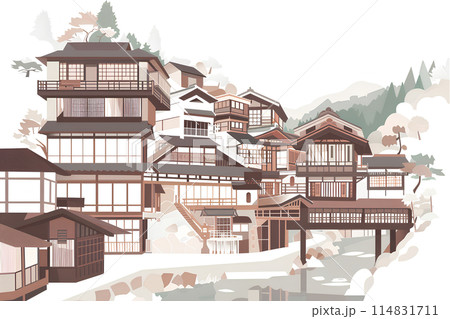 銀山温泉（山形）-2 114831711